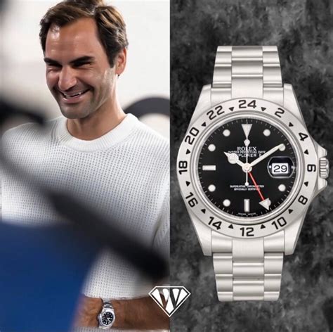 roger federer rolex explorer 2|Roger Federer Rolex deal.